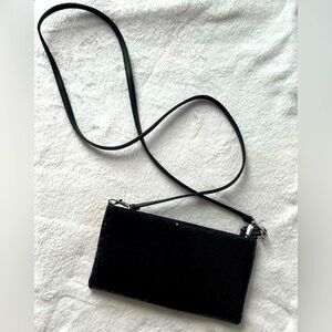 Charming Charlie by Calvin Klein black sequenced small crossbody purse